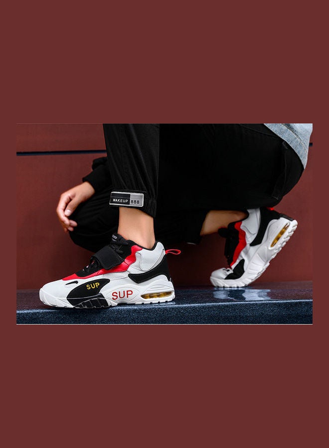 Beauenty Autumn Velcro Closure Casual Training Shoes Red/White/Black  - Image 5