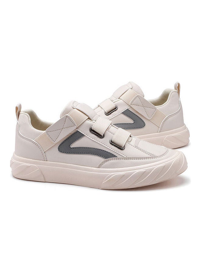 Beauenty Casual Velcro Closure Low Top Sneakers Light Pink/Grey  - Image 1