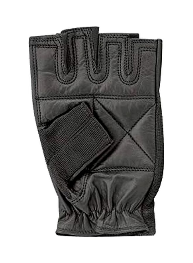 BODY SCULPTURE - Blk P25 Leather Weight Lifting Glove S - Image 1