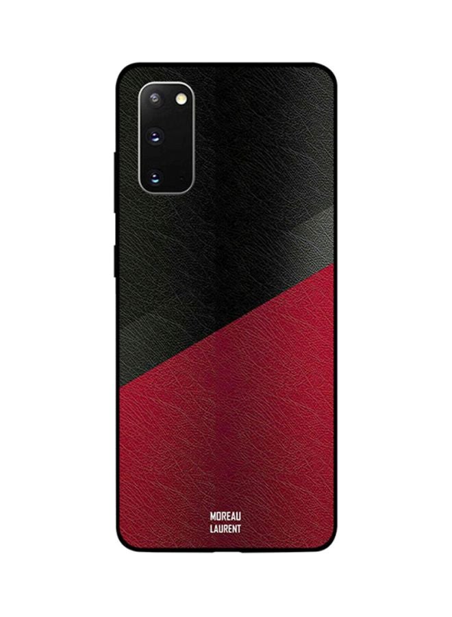 Moreau Laurent Skin Case Cover -for Samsung Galaxy S20 Black/Red Black/Red 