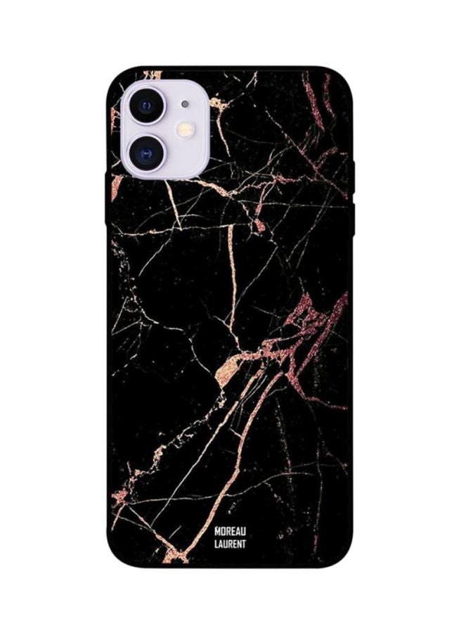 Moreau Laurent Protective Case Cover For Apple iPhone 11 Cracked Marble 