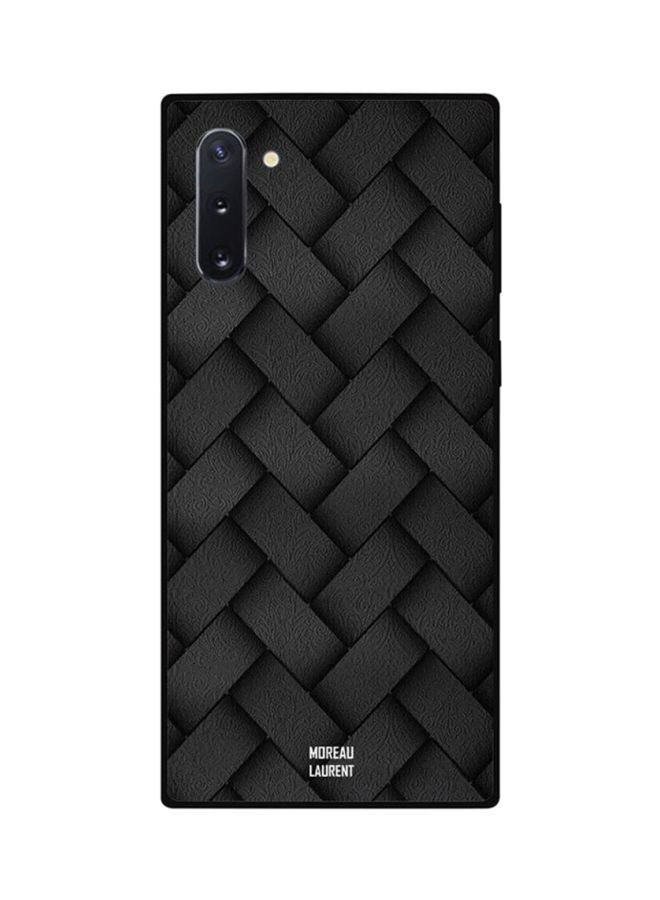 مورو لورنت غطاء حماية واقٍ لهاتف سامسونج نوت 10 بتصميم خطوط سوداء