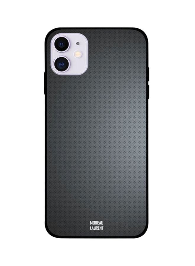 Moreau Laurent Protective Case Cover For Apple iPhone 11 Black Lighten Doted Pattern 