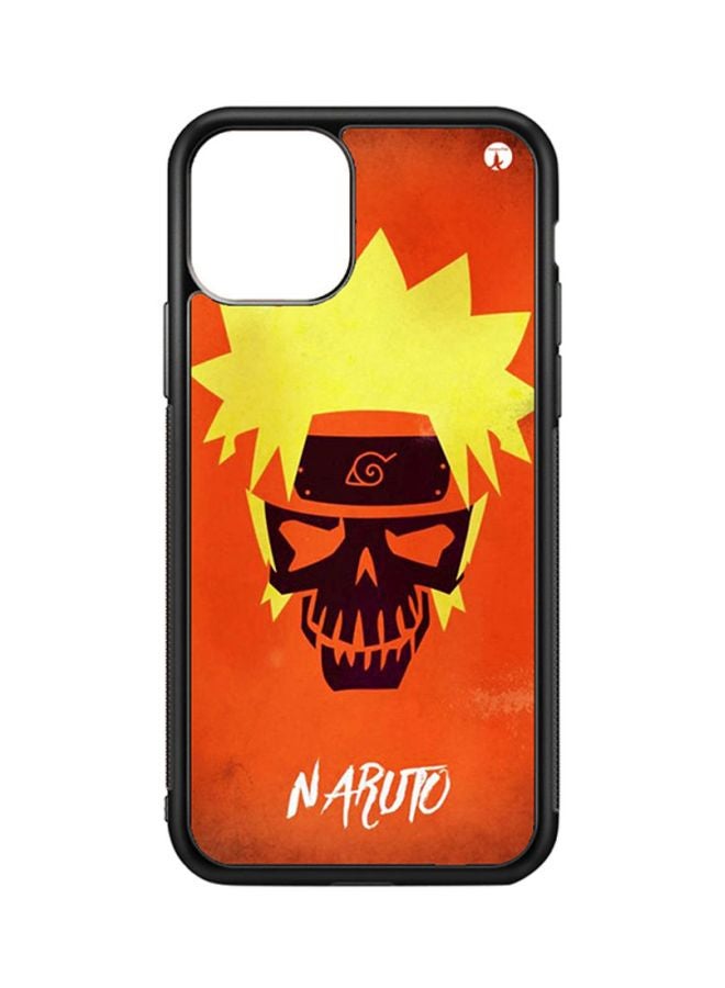 Protective Case Cover For Apple iPhone 11 Pro Max Naruto (Black Bumper)