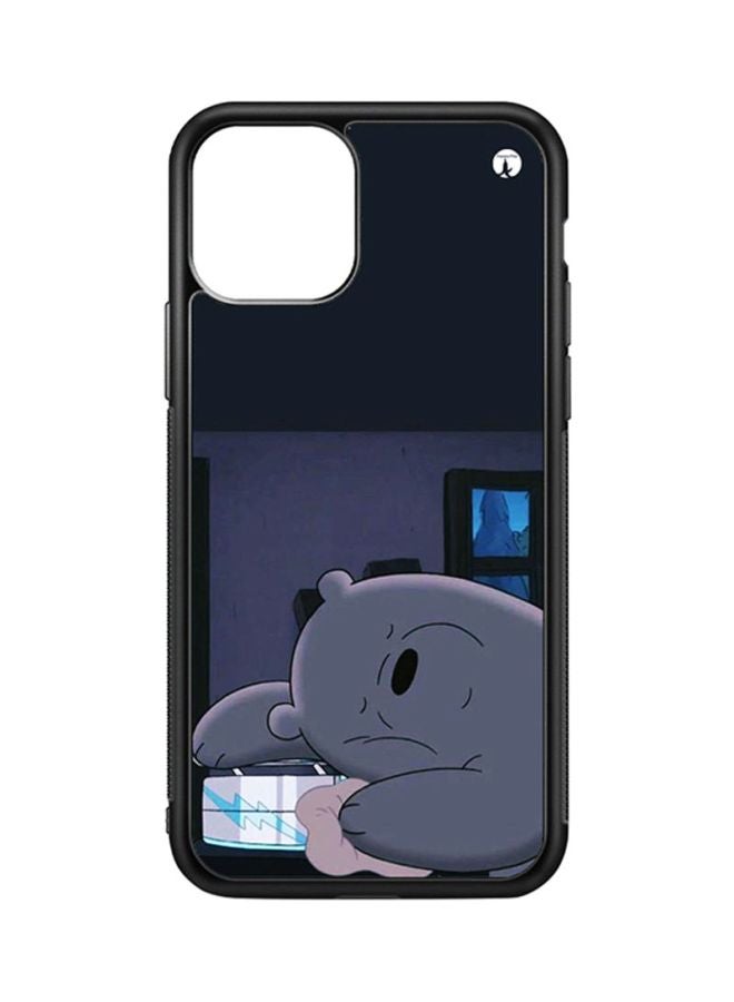 بي بي غطاء حماية واقٍ لهاتف آيفون 11 برو ماكس رمادي / أبيض / أسود