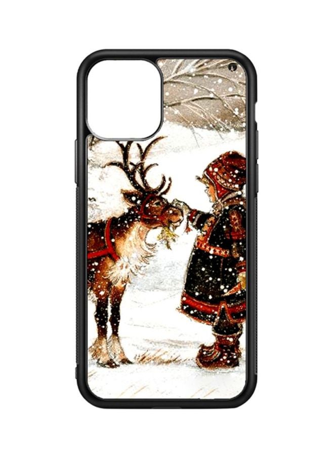 BP Protective Case Cover For Apple iPhone 11 Victorian Art (Black Bumper)