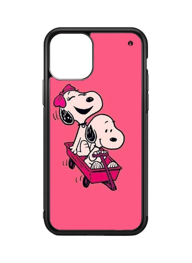 BP Protective Case Cover For Apple iPhone 11 Pro Max Snoopy (Black Bumper)