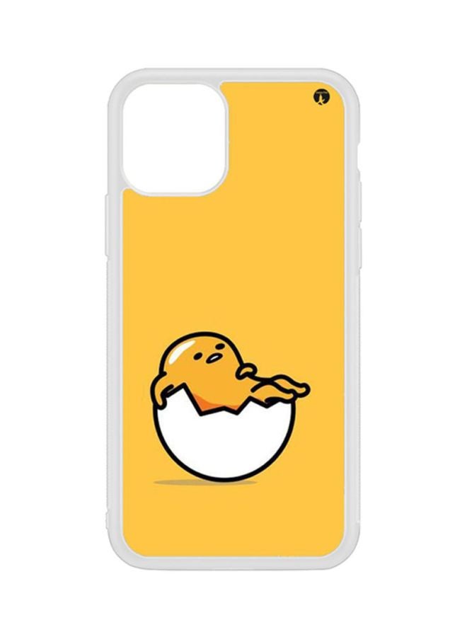 غطاء حماية واقٍ لهاتف آيفون 11 برو ماكس أصفر/ابيض