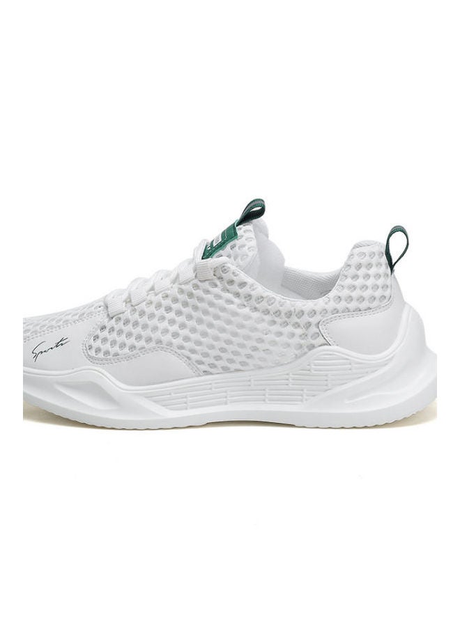 Beauenty Casual Round Toe Lace-Up Training Shoes White - Image 1