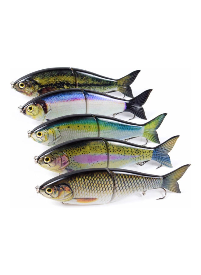 Generic 7 Inch 3oz Jointed Fishing Lure Slow Sinking Plastic Artificial Hard Bait Swimbait Crankbait with Treble Hooks 07 23.2*3.2*8.5cm  - Image 3