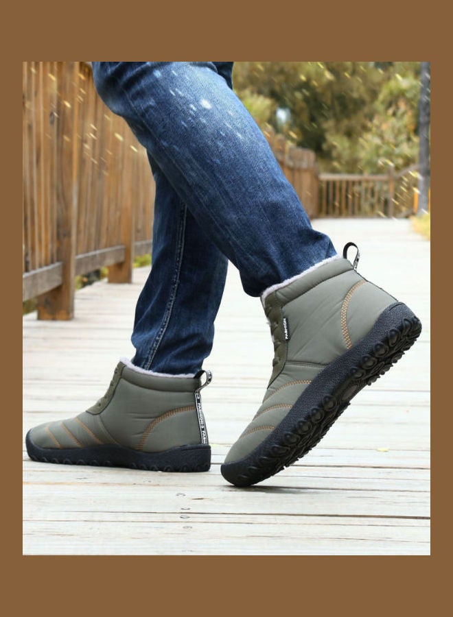 Beauenty Waterproof High Top Warm Boots Grey  - Image 4