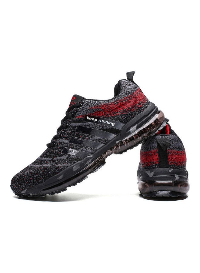 Beauenty Full Length Air Cushion Low Top Sneakers Grey/Red  - Image 4