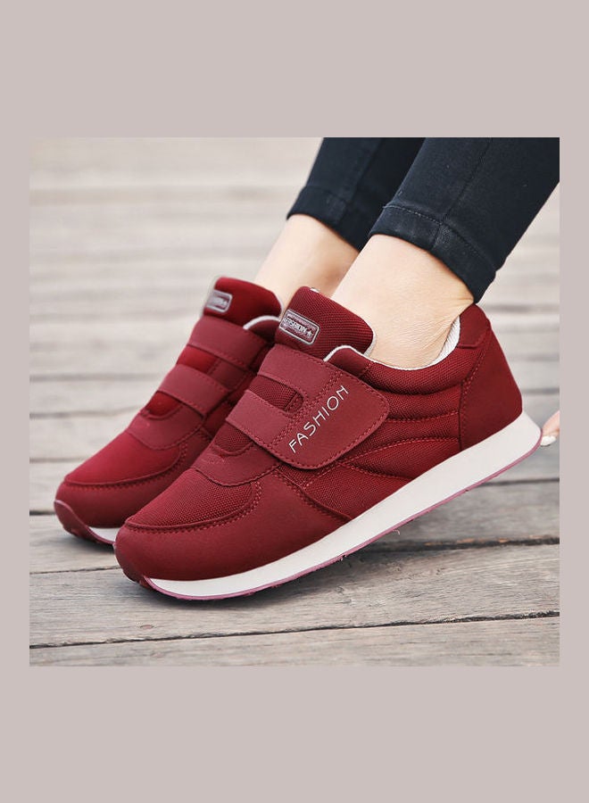 Beauenty Women's Low Top Sneakers Red/White  - Image 1