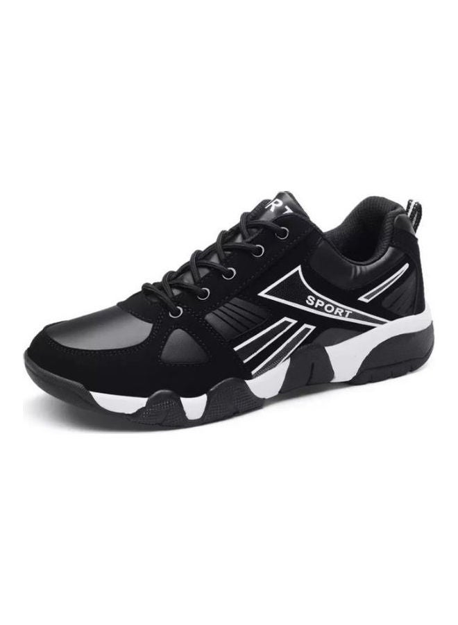 Beauenty Lace-Up Detail Low Top Sneakers Black/White/Grey  - Image 1