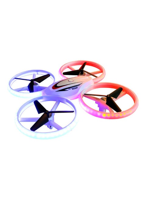 S123 LED Mini Drone for Kids Remote Control Drone Small RC Quadcopter for Beginners UFO Drone with Lights Headless Mode 3D Flips 2.4GHz 4 Channel with 2 Batteries