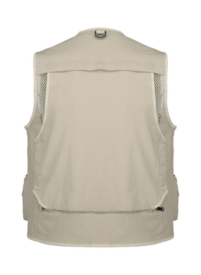 Fishing Photography Vest Summer Multi Pockets Mesh Jackets Quick Dry Waistcoat XXL 40*2*30cm - Image 2