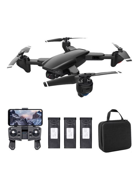 SG701 RC Drone with Camera 4K Dual Camera Wifi FPV Drone Foldable RC Quadcopter with Headless Mode Trajectory Flight with Bag 3 Battery
