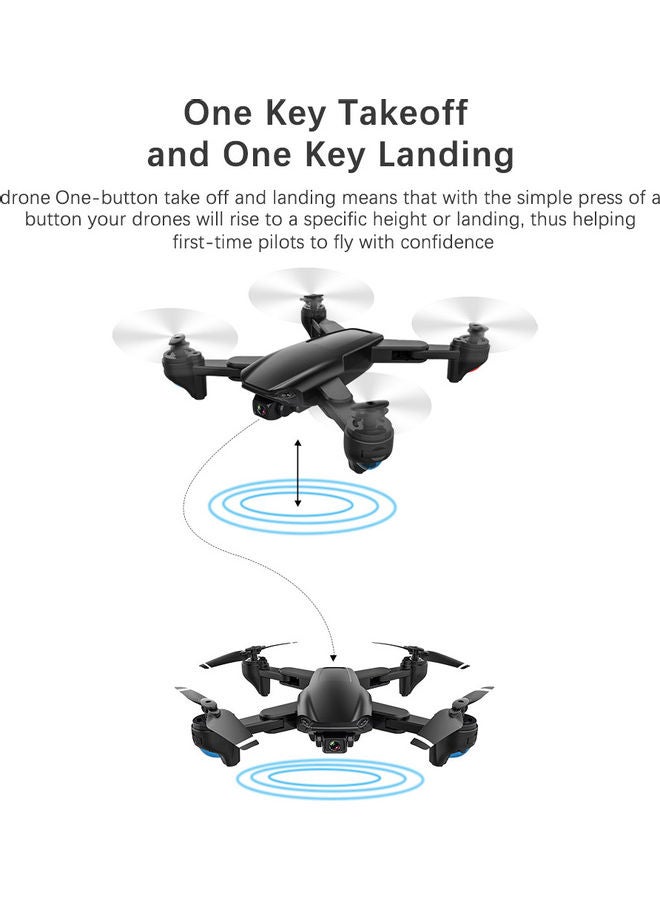 Generic - SG701 RC Drone with Camera 4K Dual Camera Wifi FPV Drone Foldable RC Quadcopter with Headless Mode Trajectory Flight with Bag 3 Battery - Image 1