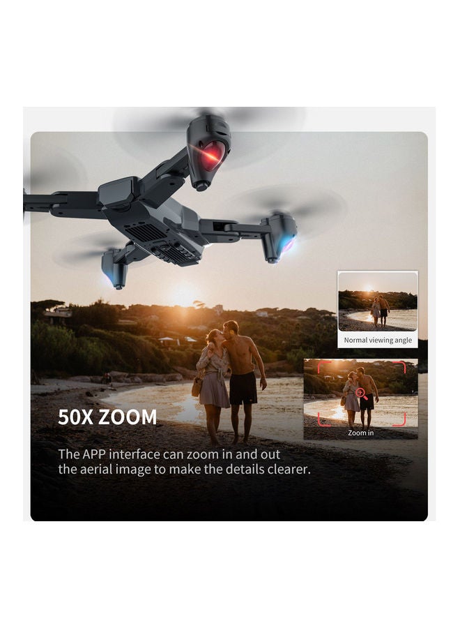Generic - SG701 RC Drone with Camera 4K Dual Camera Wifi FPV Drone Foldable RC Quadcopter with Headless Mode Trajectory Flight with Bag 3 Battery - Image 1