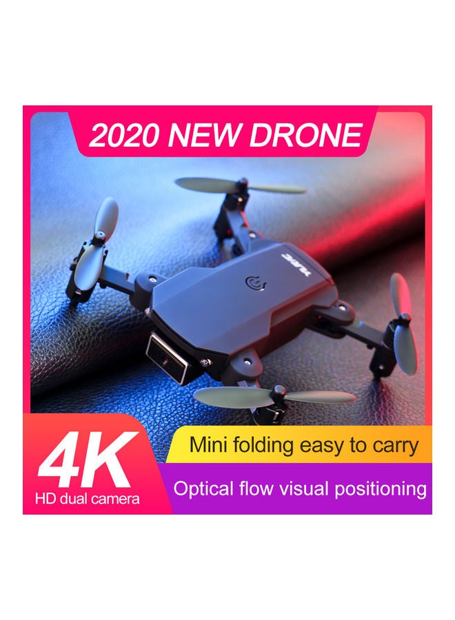 Generic - S66 RC Drone with Camera 4K Drone Dual Camera Optical Flow Positioning  WiFi FPV Drone Headless Mode Altitude Hold Gesture Photo Video Track Flight 3D Filp RC Qudcopter with 3 Batteries 22*6*15cm - Image 1