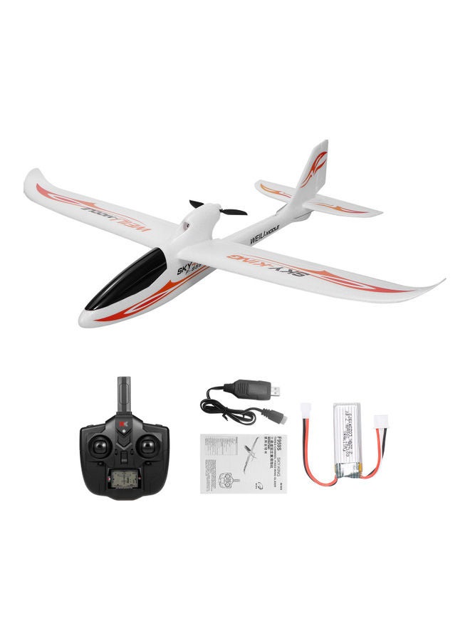 WLtoys - F959S Remote Control Airplane Fixed-Wing Sky-King 2.4G 3Ch 6-Axis Gyro Aircraft Glider Rtf 58*14*27cm - Image 1