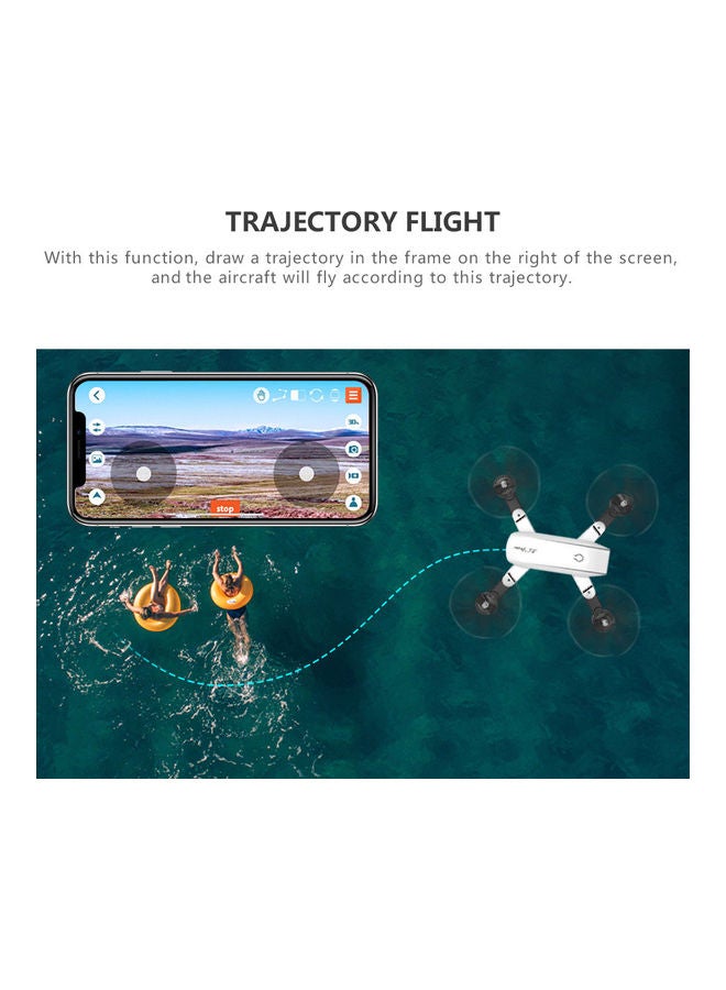 null - GoolRC SG700-D FPV RC Drone with Camera 4K HD Wide Angle Optical Flow Positioning Follow Me Altitude Hold Quadcopter White 29*8*19cm - Image 1