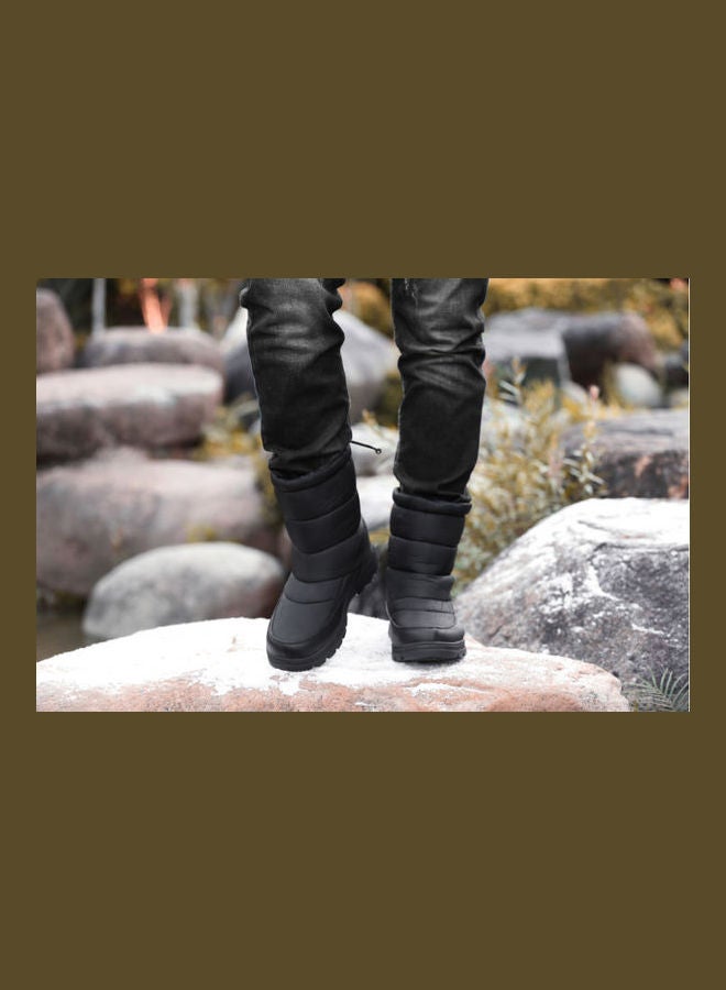 بيوينتي حذاء بوت برقبة مرتفعة أسود - Image 5