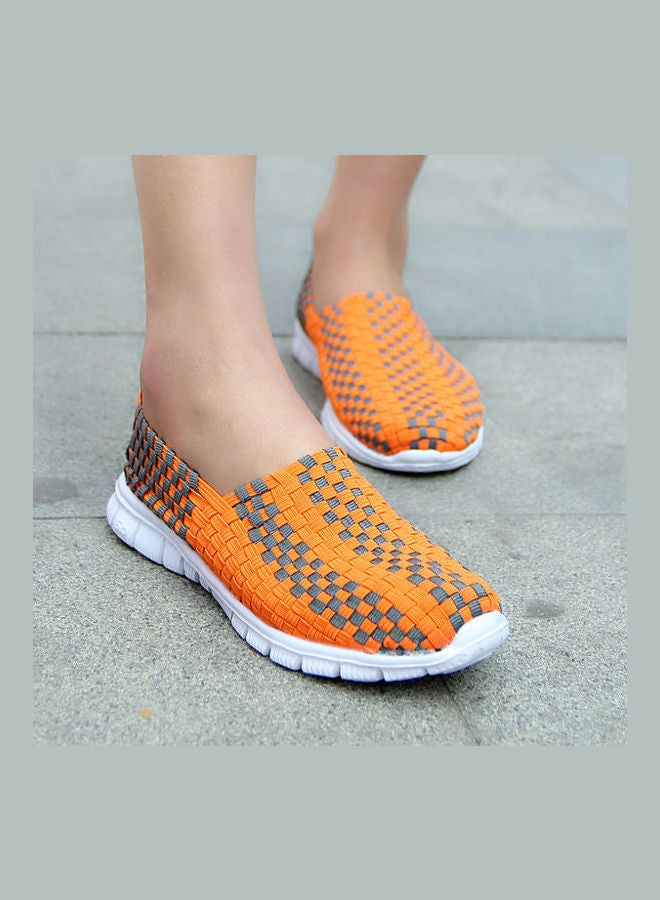Beauenty - Korean Fashion Soft Soled Slip-Ons Orange - Image 1