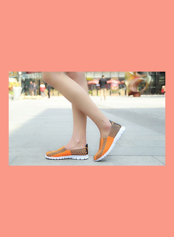 Beauenty - Korean Fashion Soft Soled Slip-Ons Orange - Image 1