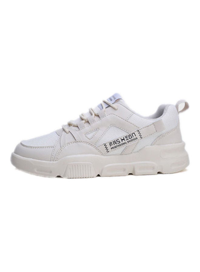 Beauenty Breathable Sports Shoes White/Beige White/Beige - Image 1