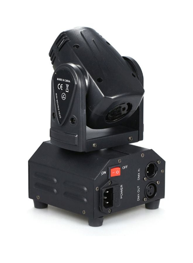 LIXADA - Moving Head Sound Activated Color Changing Beam Light Black - Image 1