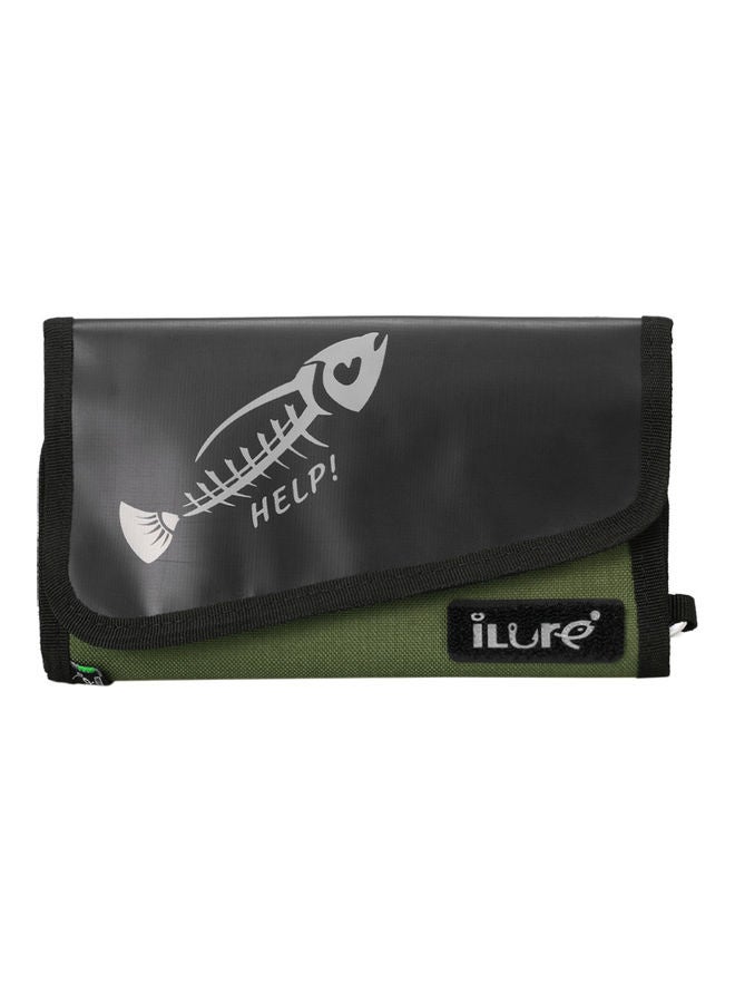 Generic Fishing Jig Bag Portable Folding Fishing Bag Pouch for Soft Lures Baits 22*2.5*13cm - Image 1