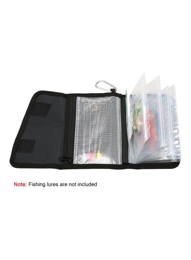 Generic Fishing Jig Bag Portable Folding Fishing Bag Pouch for Soft Lures Baits 22*2.5*13cm - Image 3