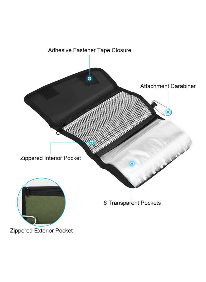 Generic Fishing Jig Bag Portable Folding Fishing Bag Pouch for Soft Lures Baits 22*2.5*13cm - Image 4