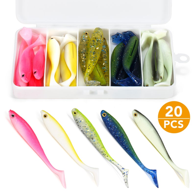 Generic - Artificial Soft Fishing Lure Artificial Silicone Worm Bait Fishing Bait Tackle Tool 02 16*2.5*9cm - Image 1