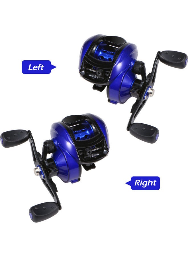Generic 18 Ball Bearings Baitcasting Fishing 8.1:1 Gear Ratio Reel Right hand 14*7.5*12cm  - Image 2