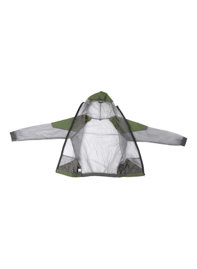 Generic Outdoor Mosquito Repellent Suit Bug Jacket Mesh Hooded  XXL 15*1*12cm  - Image 3