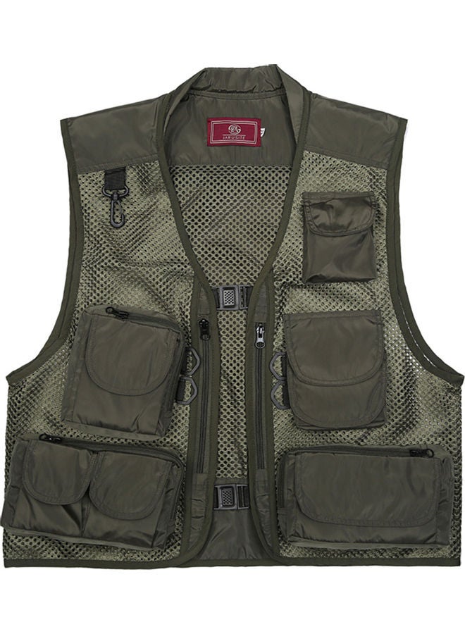 Generic Fishing Photography Multi Pockets Quick Dry Mesh Vest Jacket XXL  - Image 1