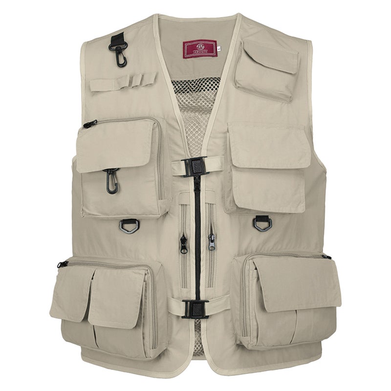 Generic - Fishing Photography Vest Summer Multi Pockets Mesh Jackets Quick Dry Waistcoat M 40*2*30cm - Image 1