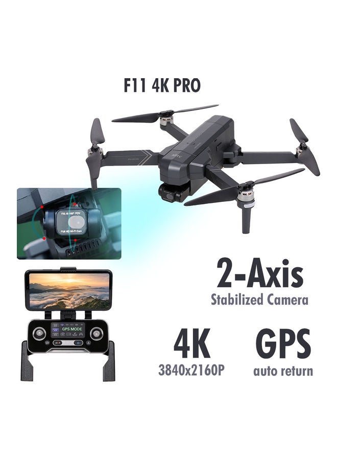 null - SJRC F11 4K PRO RC Drone with 4K Camera 28.5x13.5x26.5cm - Image 1