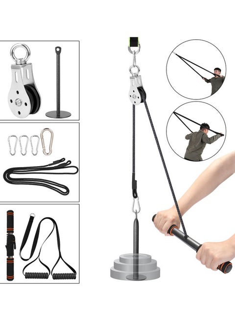 10-Piece DIY Pulley Cable Attachment Set