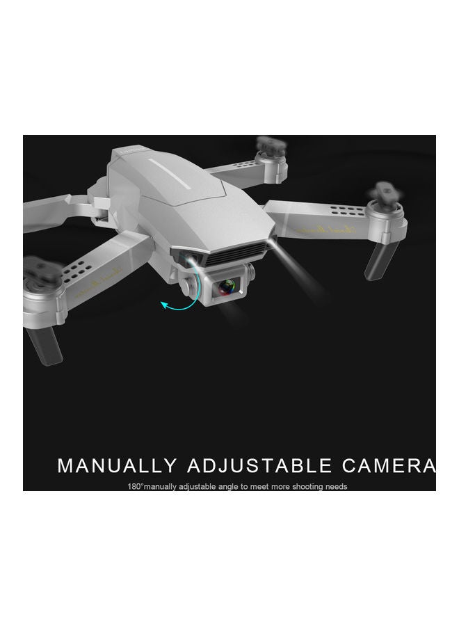 E98 RC Drone with Camera 4K Drone RC Quadcopter WiFi FPV Drone Headless Mode Altitude Hold Gesture Photo Track Flight 3D Filp Folding Drone 3 Battery Black 21.5*7.5*17cm