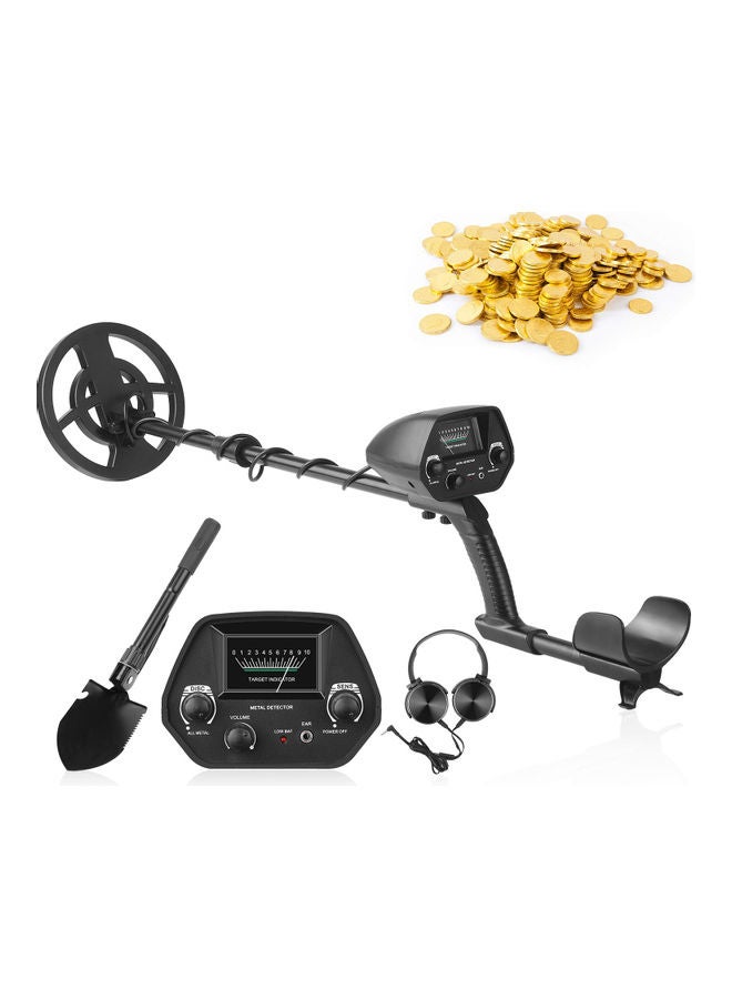 Underground Metal Detector With Headphone And Shovel Black 45x20.5x10cm  - Image 5