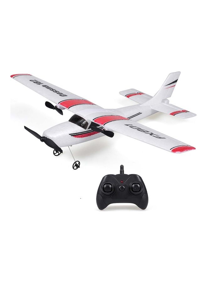 Generic FX801 Airplane Cessna 182 2.4GHz 2CH RC Airplane Aircraft Outdoor Flight Toys for Kids Boys 42*7.5*14.5cm  - Image 1