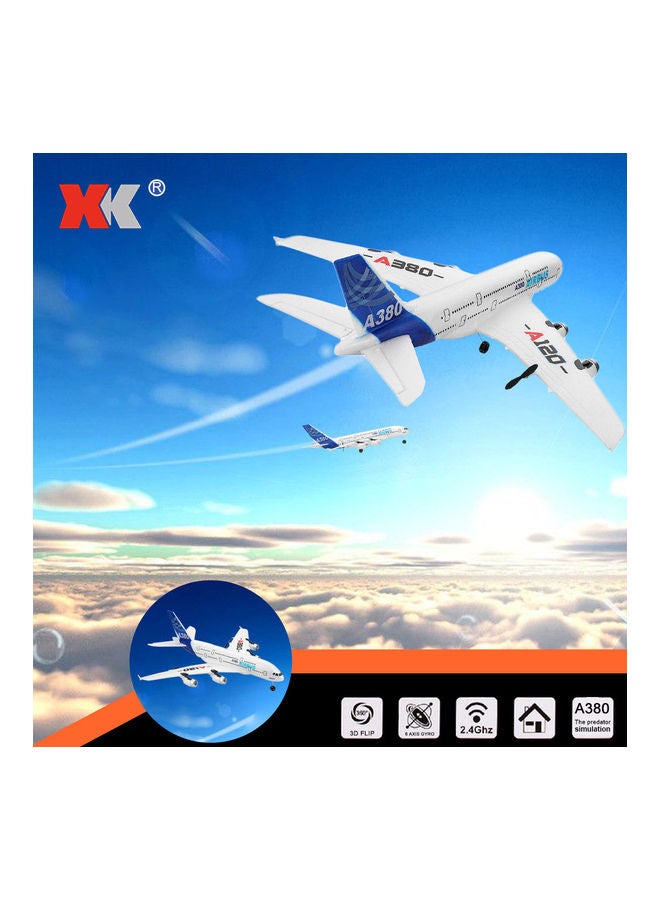 WLtoys Wltoys XK A120 Airbus A380 Model Plane 3CH EPP 2.4G Remote Control Airplane Fixed-wing RTF Toy 51.5*13.5*24.5cm  - Image 1
