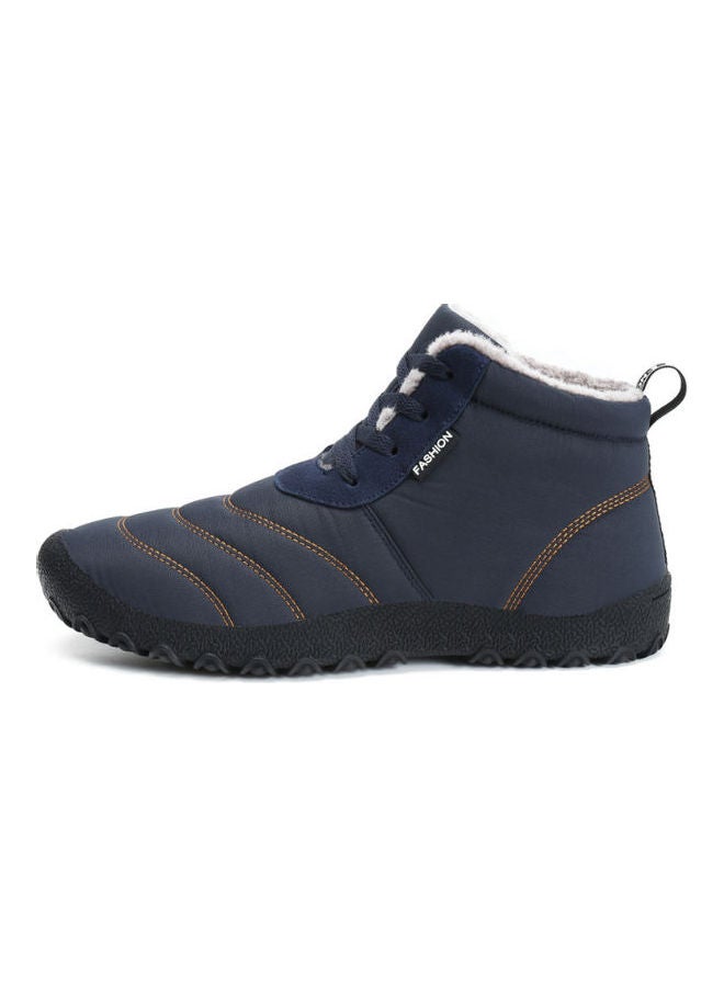 Beauenty New Winter Lace-Up High Top Sneakers Blue  - Image 2