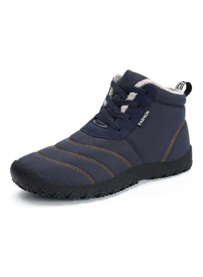 Beauenty New Winter Lace-Up High Top Sneakers Blue  - Image 1
