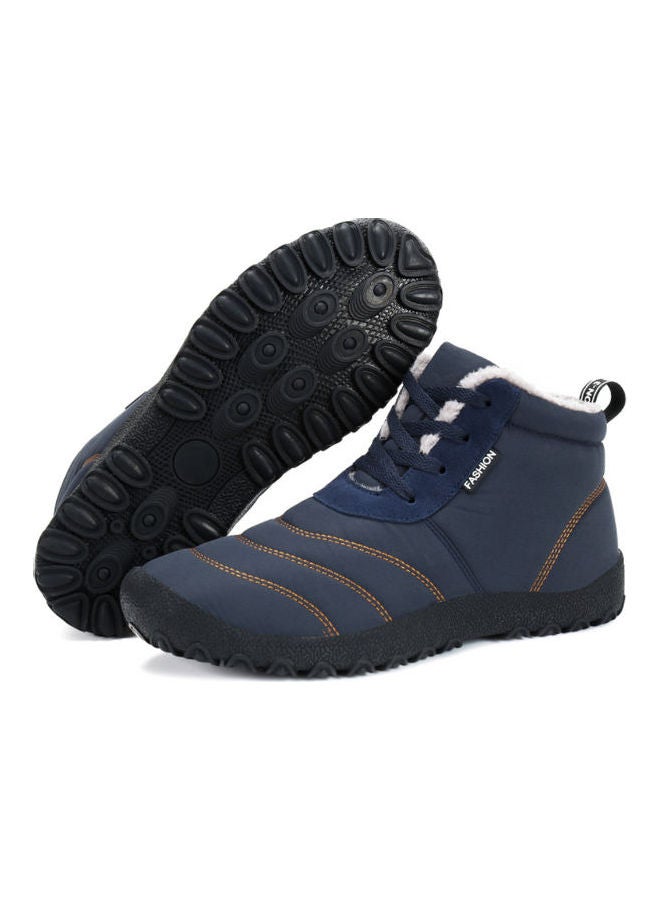 Beauenty New Winter Lace-Up High Top Sneakers Blue  - Image 3