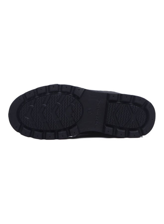 Beauenty Quilted Detail High-Top Warm Ankle Boots Blue  - Image 3
