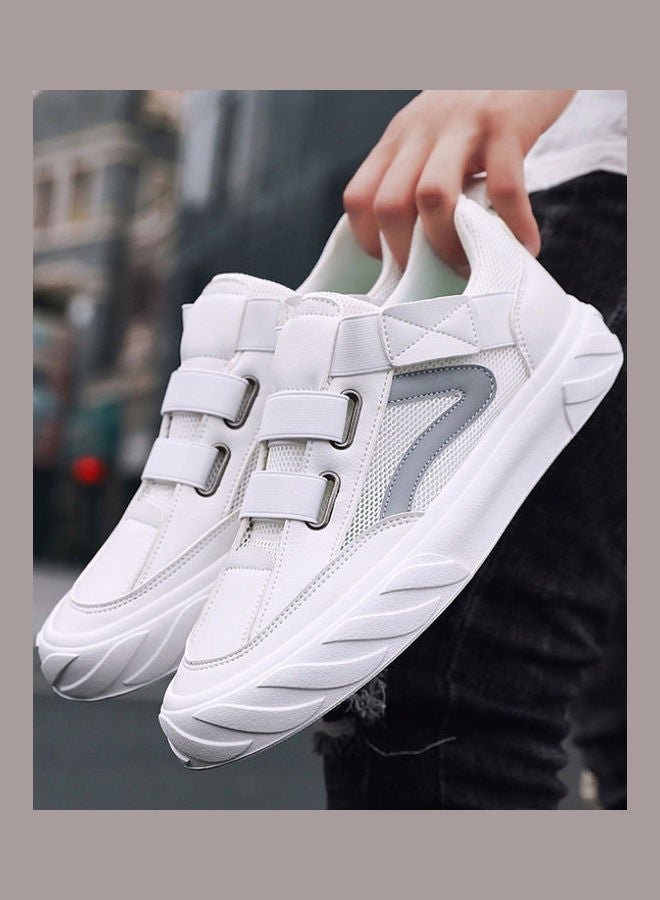 Beauenty Casual Round Toe Lace-Up Training Shoes White - Image 4